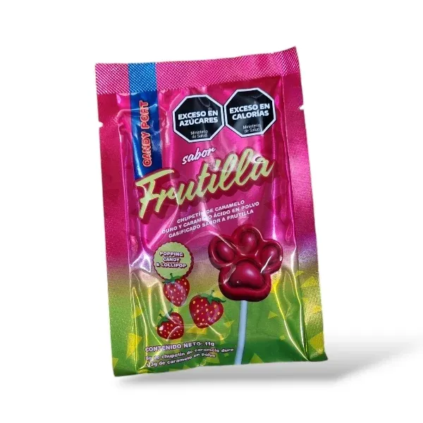 CHUPETIN CANDY PORT CON POLVO ACIDO 12X24UN