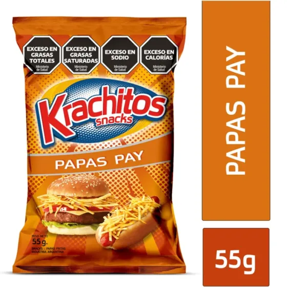 Papas pay Krachitos 55 g.