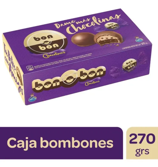 Bombon Bon O Bon Chocolinas X 18 Un