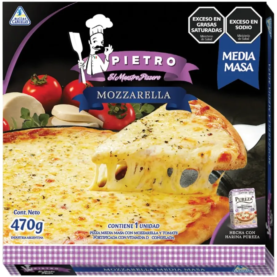 PIZZA PIETRO MOZZA 9 X 470GRS