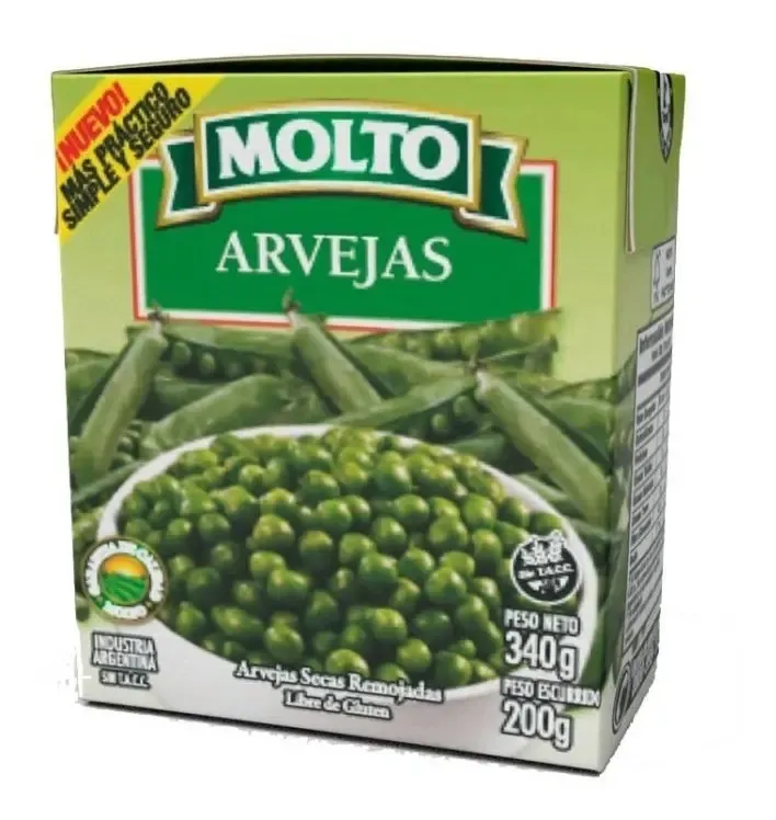 ARVEJAS MOLTO TETRA 24 X 340GRS