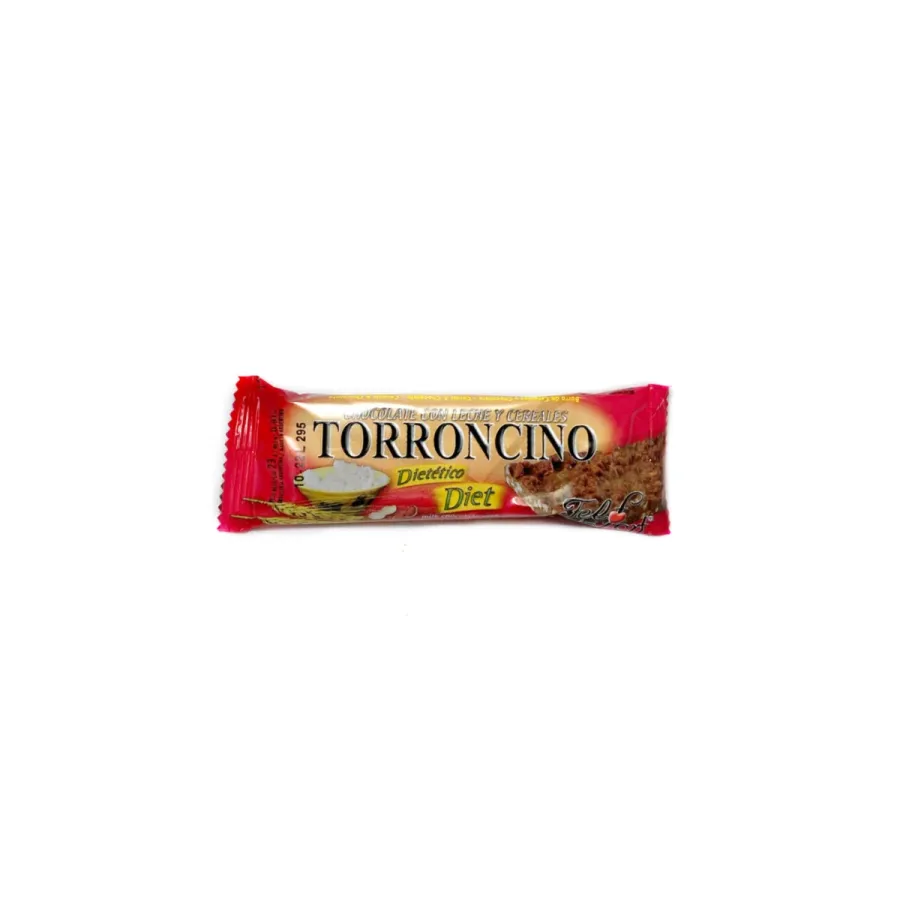 TORRONCINO chocolate s/ az&ugrave;car 12 X 30 x 23 GR.