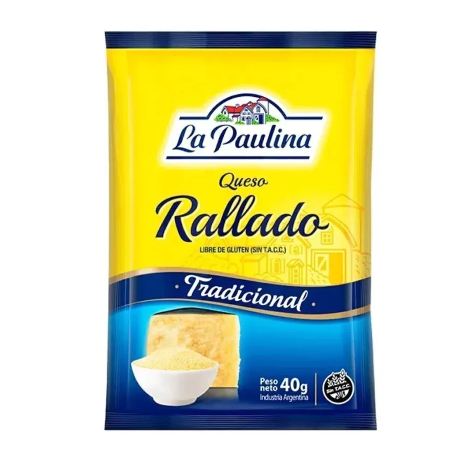 QUESO RALLADO LA PAULINA 24*40GRS