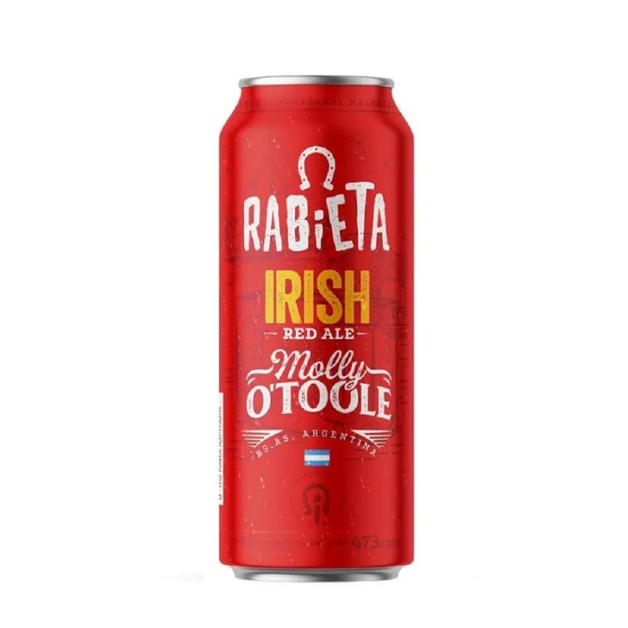 LATA CERVEZA RABIETA RED IRISIH ALE 6 X 473CC