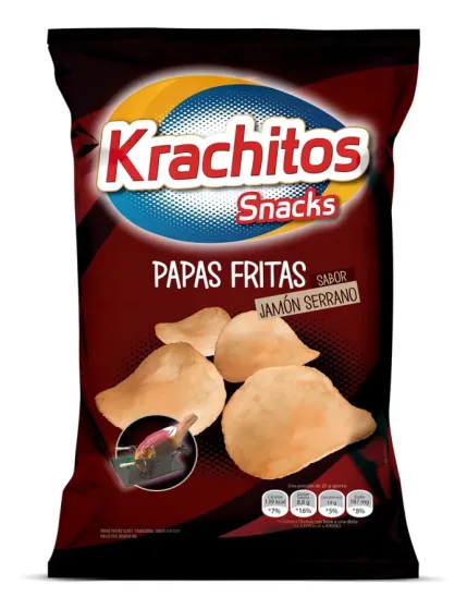 Papas Fritas Krachitos Jamon Serrano X 55 Gr