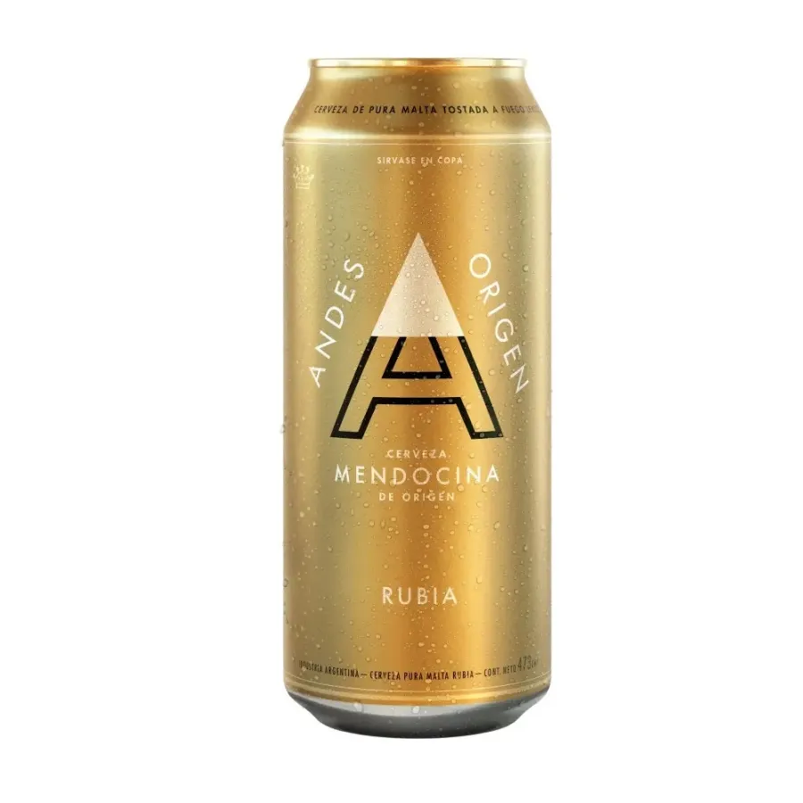 LATA CERVEZA ANDES RUBIA *473CC.