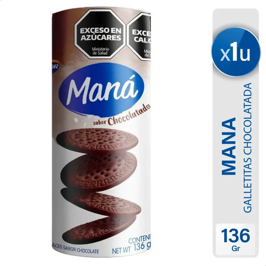 GALLETITAS. MANA CHOCOLATADA 36*136GRS