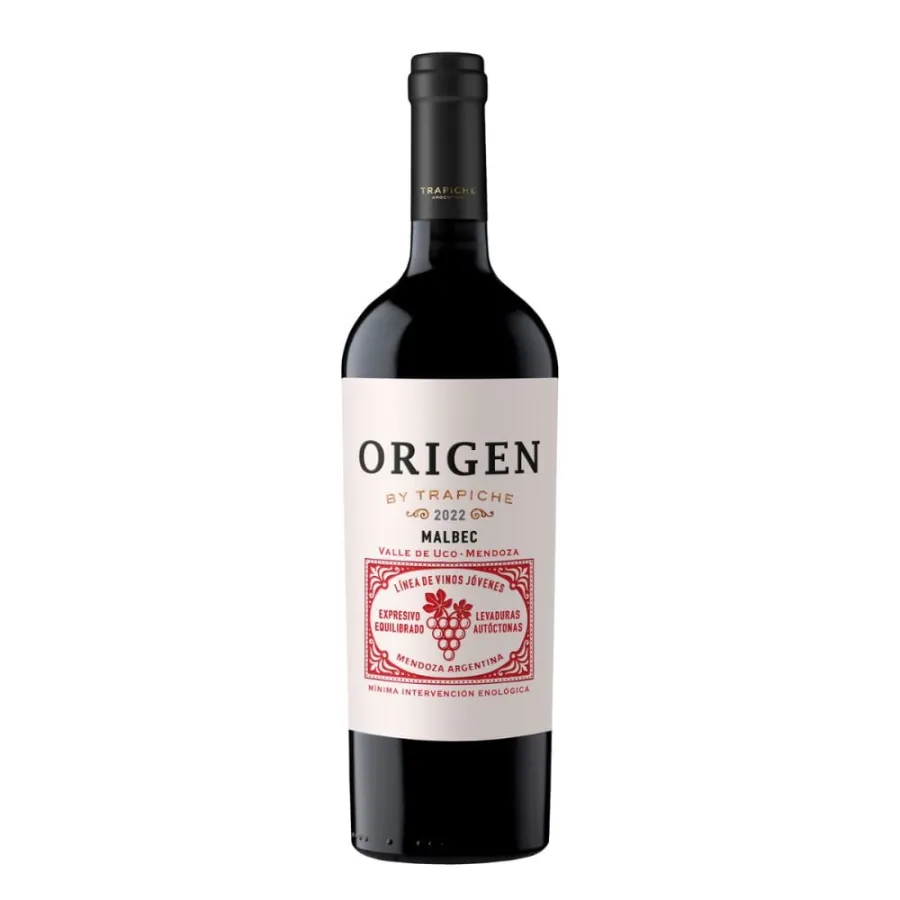 VINO TRAPICHE ORIGEN MALBEC 6 X 750CC
