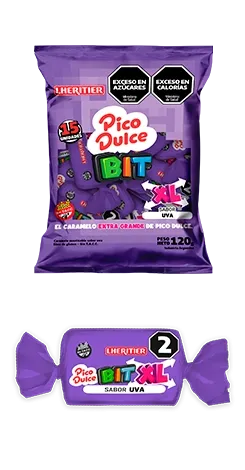 CARAM PICO DULCE BIT UVA X 408GRS