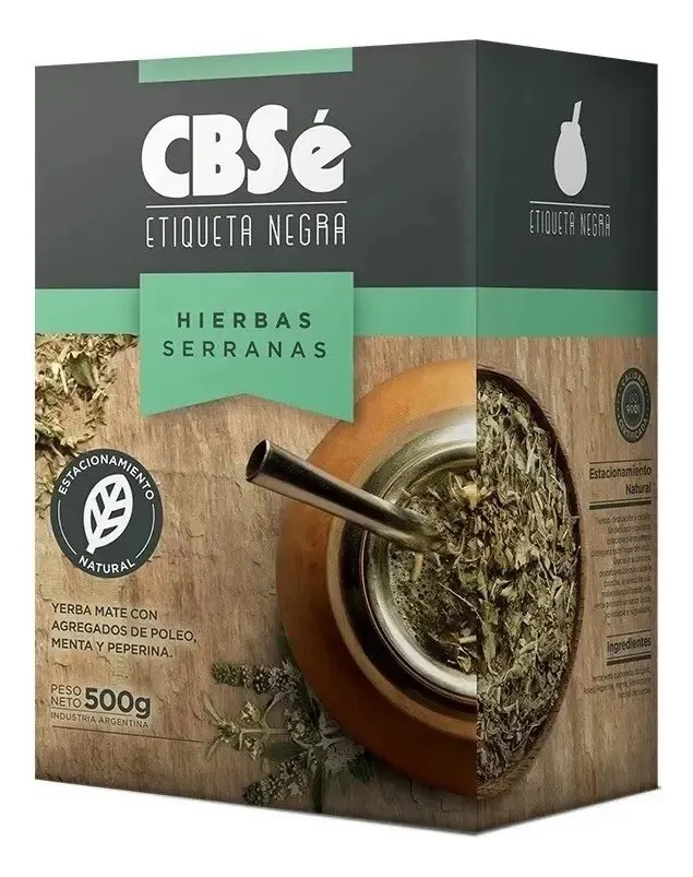 YERBA CBSE ETIQUETA NEGRA 6*500GR