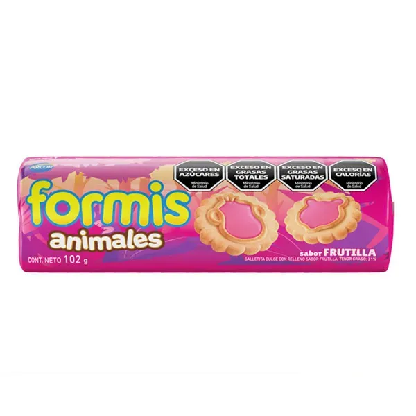 GALLETITAS FORMIS VAI FRU 36 X 102GRS