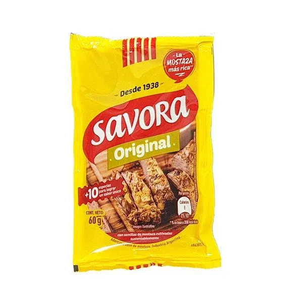 MOSTAZA SAVORA ORIGINAL X 60GRS