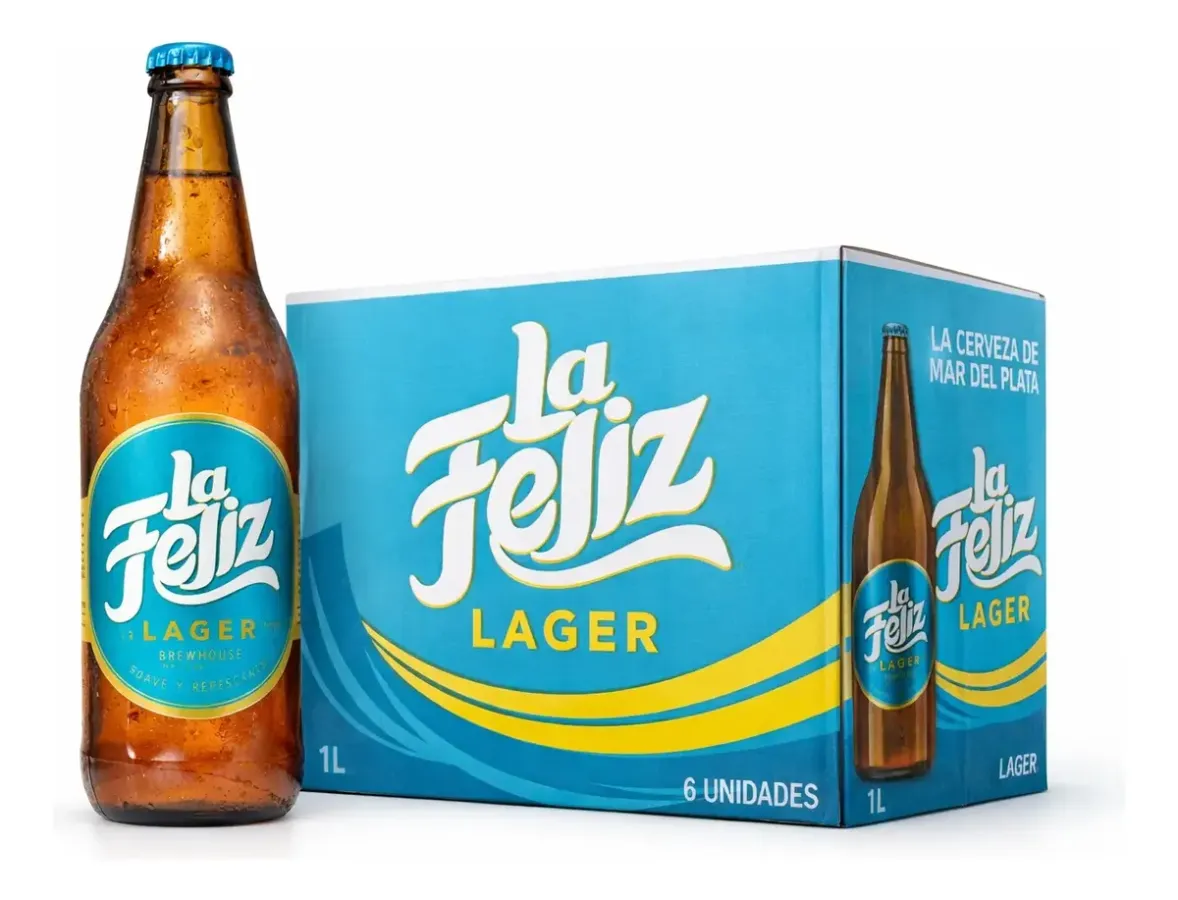 CERVEZA LA FELIZ LAGER X 1 LT