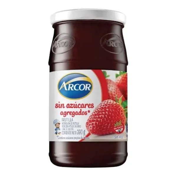 MERMELADA. ARCOR FRUTILLA S/AZUCAR 12*390GRS