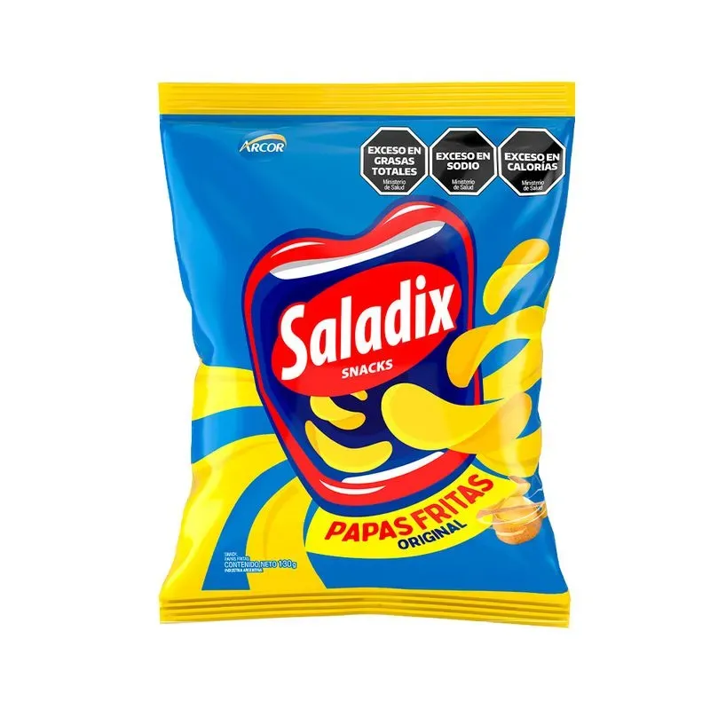 SALADIX PAPAS ORIGINAL 18 X 130GRS