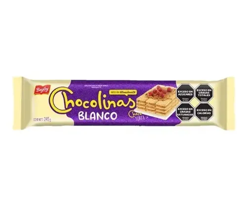 GALLETITAS CHOCOLINAS BLANCO 25 X 245GRS
