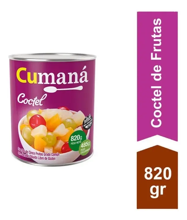 COCTEL 5 FRUTAS CUMANA 12*820