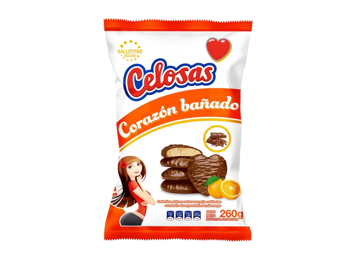 GALLETITAS. CELOSAS CORAZONES 12*260GR