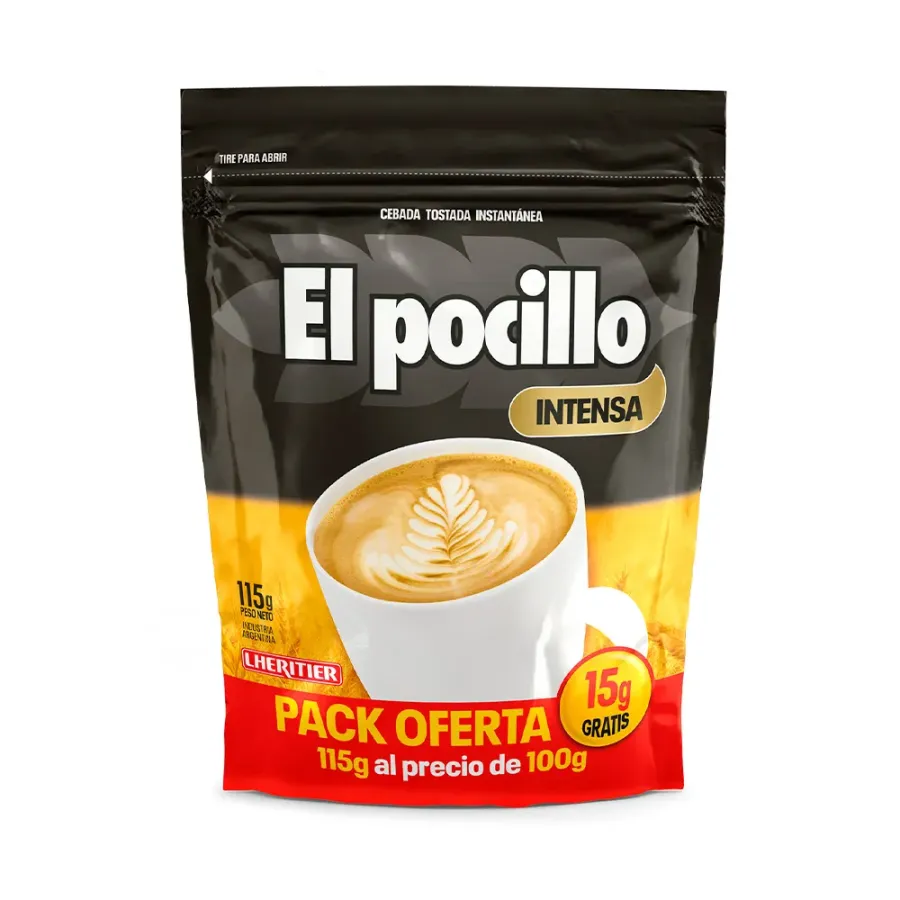 CEBADA EL POCILLO INTENSA DOYPACK 12 X 115GRS