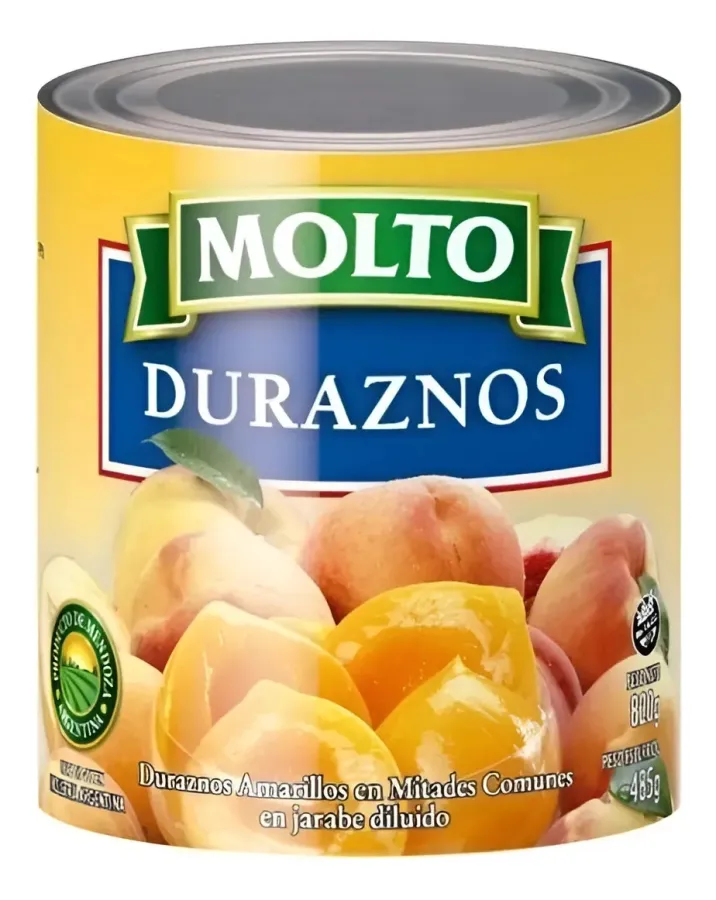 DURAZNO MOLTO 12*820GR