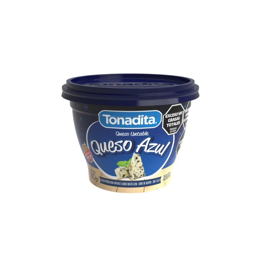 QUESO UNT TONADITA AZUL X 180GRS