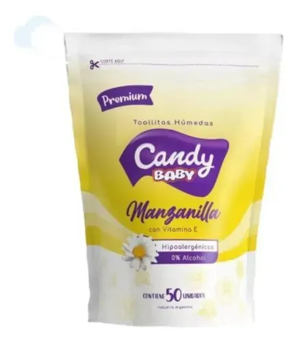 TOALL HUM CANDY LAV Y MANZ DOYPACK 24 X 50UNID