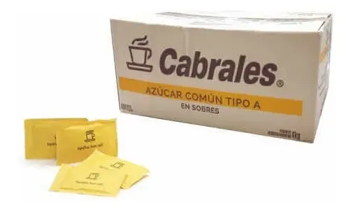 AZUCAR CABRALES SOBRES 800 X 5GRS