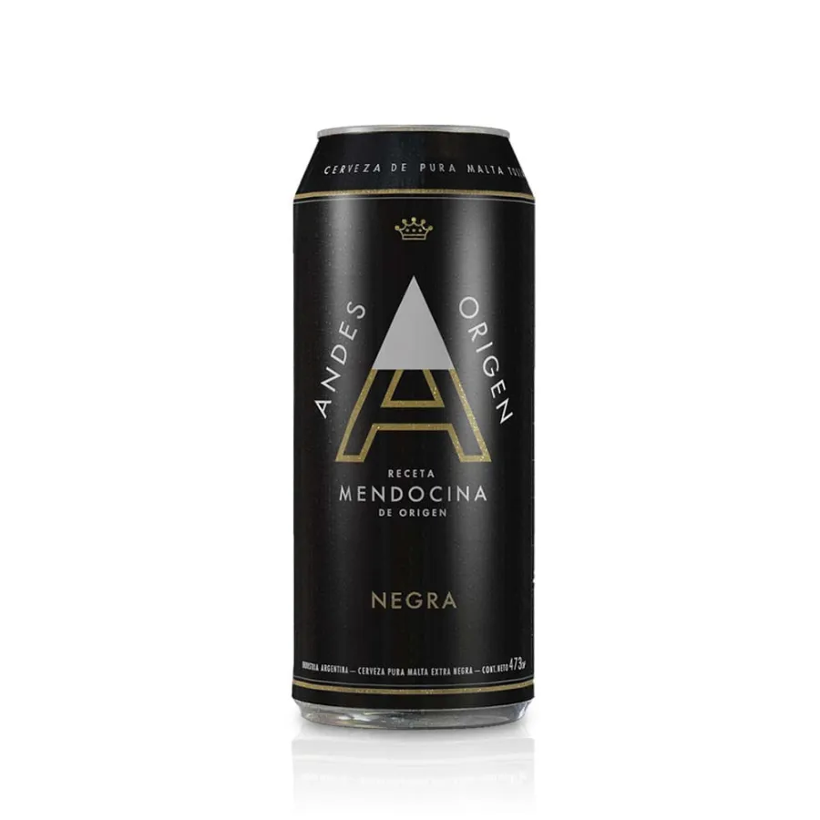 LATA CERVEZA ANDES ORIGEN NEGRA *473CC.