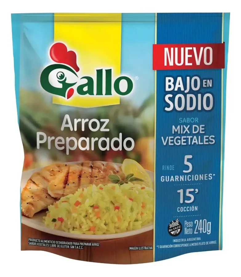 GALLO ARROZ PREP VEG SELECC