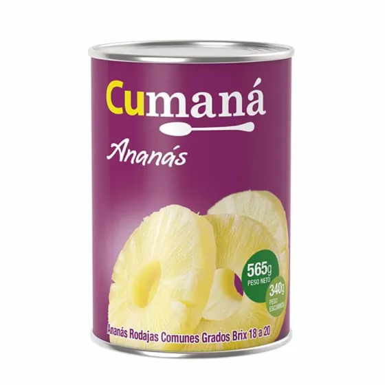ANANA CUMANA RODAJAS 24 X 565GRS