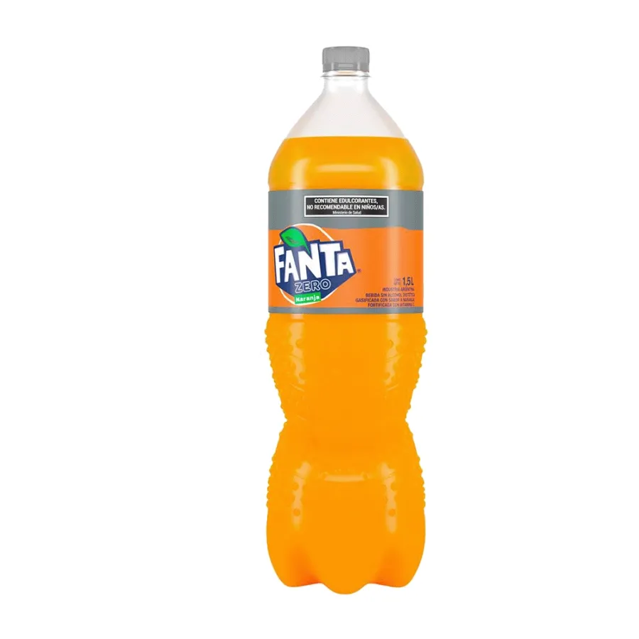 GASEOSA FANTA X 1.5 ZERO NARANJA