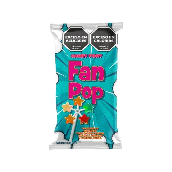 CHUPETIN CANDY PORT FAN POP 18 X 24 UNI