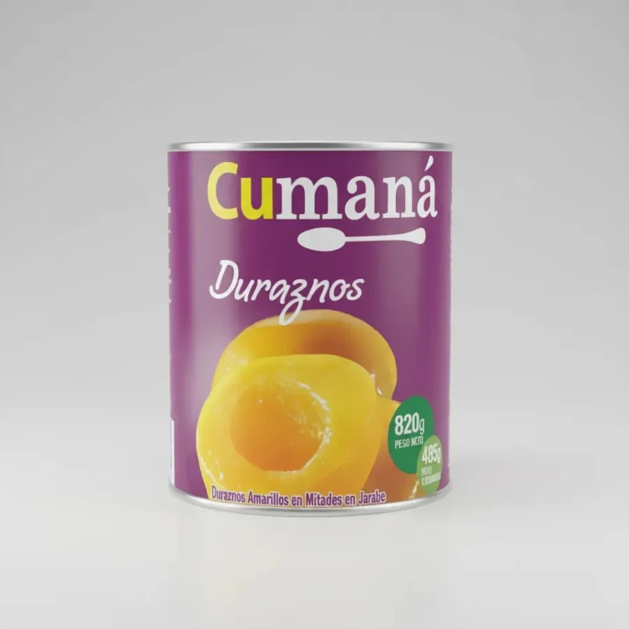DURAZNO CUMANA 12*820GR