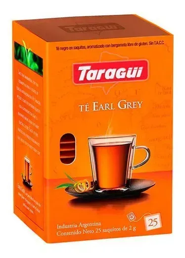 TE TARAGUI INT EARLGREY X 25 SAQ