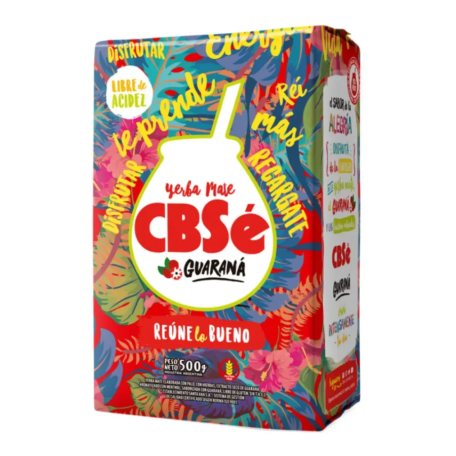 YERBA CBSE GUARANA ENERGIA 12 X 500GRS