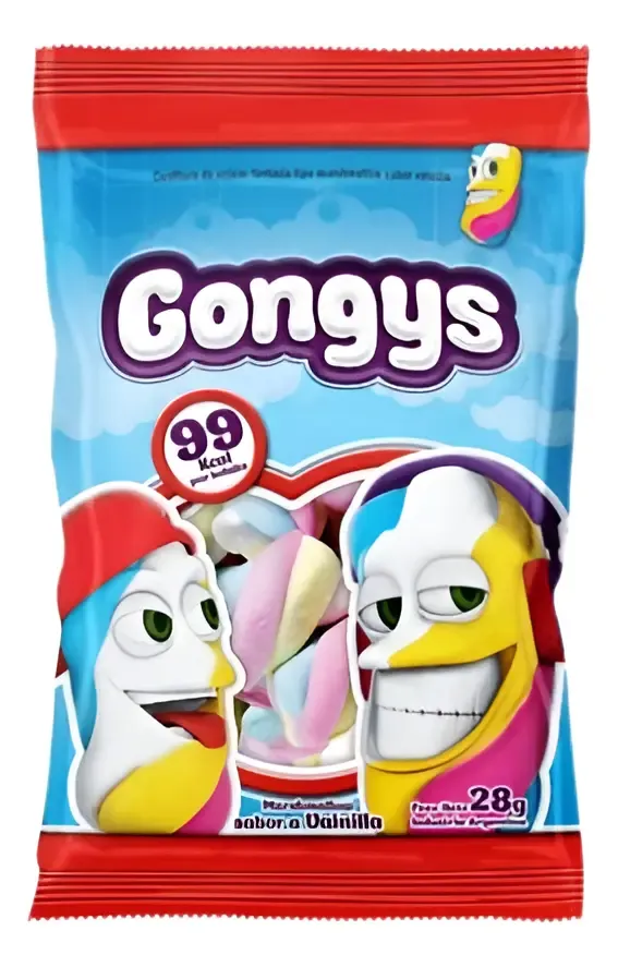 MALV GONGYS X 28 GRS TRENZAS X 48 UNID