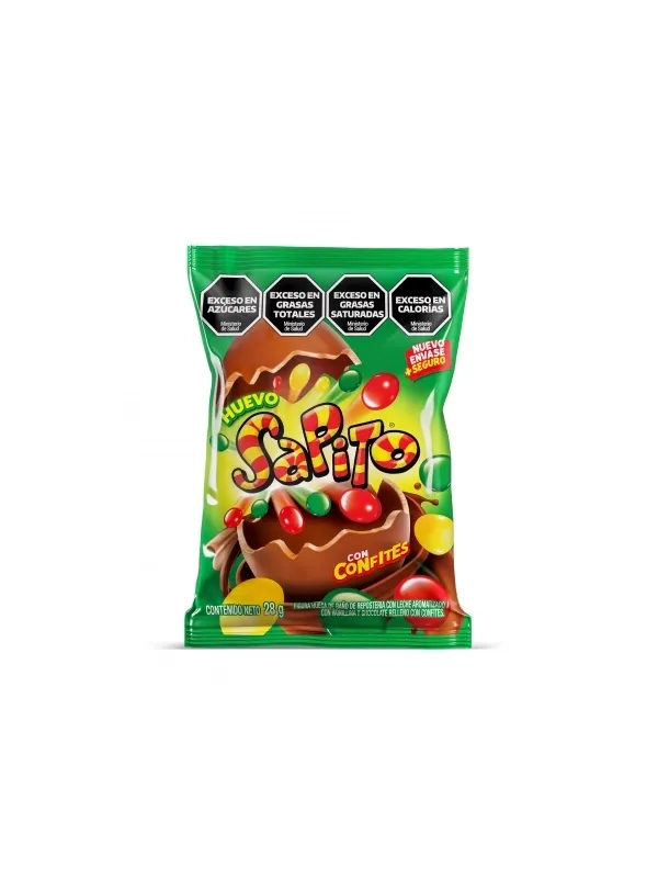HUEVO SAPITO CONFITES 8*12*28GRS