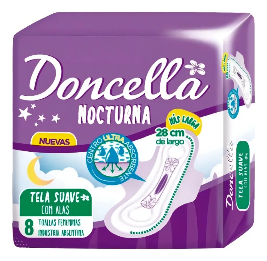 TOALL. FEM. DONCELLA NOCTURNA SUAVE*8U