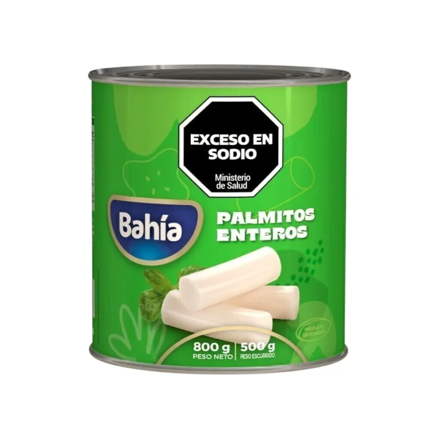 PALMITOS ENTEROS BAHIA 12*800GRS.