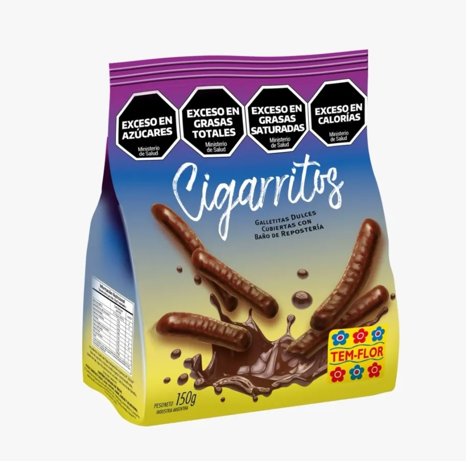 GALLETITAS TEMFLOR CIGARRITO 10 X 150GRS