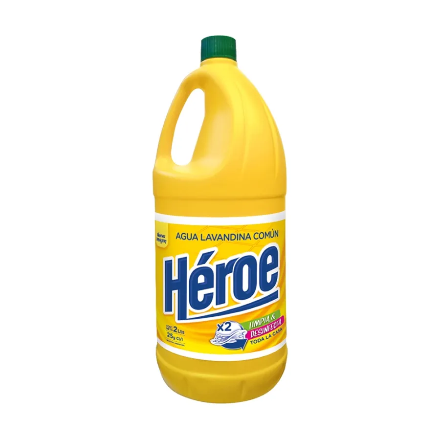 LAVANDINA HEROE 8 X 2LT