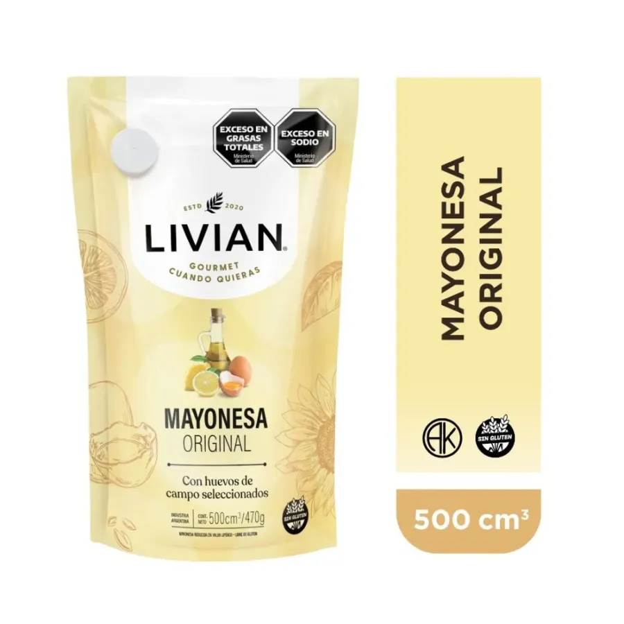 MAYONESA LIVIAN ORIG 15 X 500CC