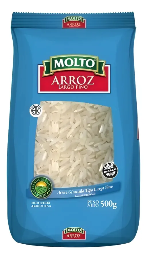 ARROZ MOLTO L.FINO 12*500GRS
