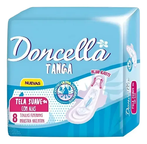 TOALLAS FEM. DONCELLA TANGA SUAVE C/A *8U