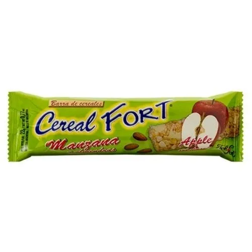 CEREALFORT MANZANA Y ALMENDRAS 8 X 24 X 22 GRS