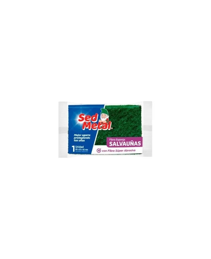 ESPONJA SED METAL SALVAUNAS CON FIBRA