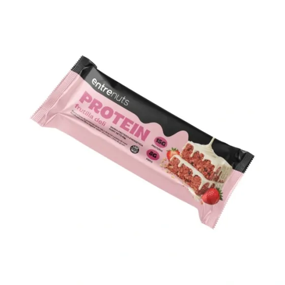 BARRITA PROT ENTRENUTS FRUTILLA X 45G