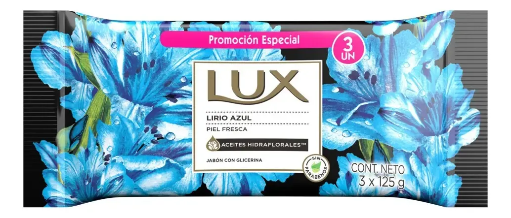 JABON LUX PAQUETE* 3*125GRS