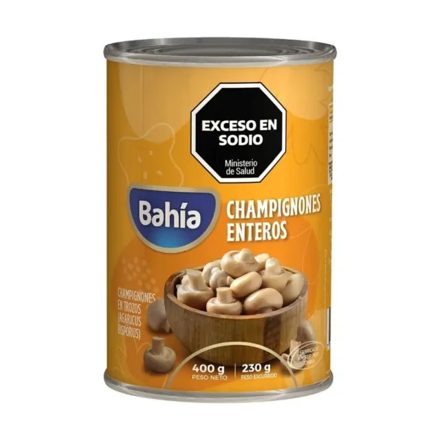 CHAMPIGNONES  ENTEROS BAHIA 24 X 400 GR