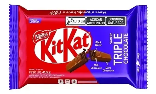 KIT KAT 4F TRIPLE CHOCOLATE X 41GRS